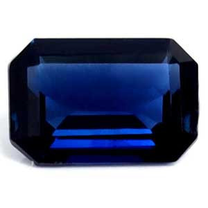Emerald 0.64 Blue Sapphire - #1079897