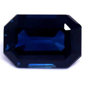 Emerald 0.69 Blue Sapphire - #1079900