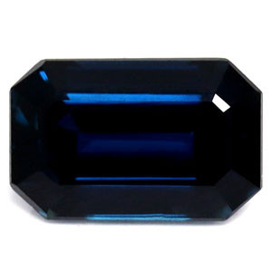 Emerald 0.76 Blue Sapphire - #1079901