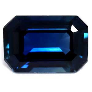 Emerald 0.68 Blue Sapphire - #1079928