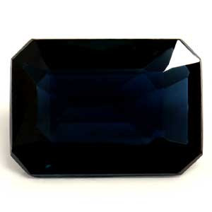 Emerald 0.77 Blue Sapphire - #1079878