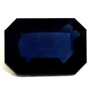 Emerald 0.85 Blue Sapphire - #1079871