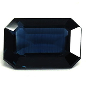 Emerald 0.62 Blue Sapphire - #1079594