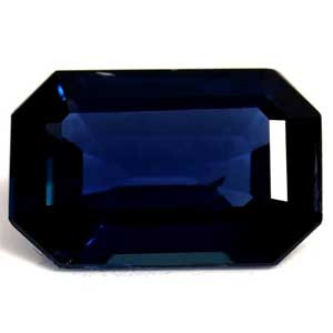 Emerald 0.52 Blue Sapphire - #1079915
