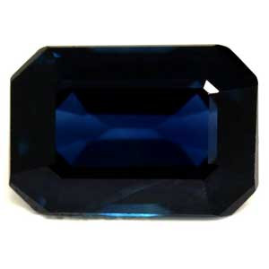 Emerald 0.72 Blue Sapphire - #1079914