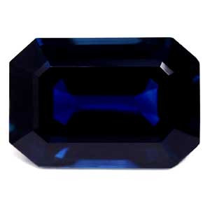 Emerald 0.76 Blue Sapphire - #1079922