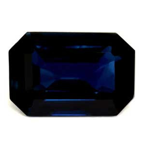 Emerald 0.67 Blue Sapphire - #1079918
