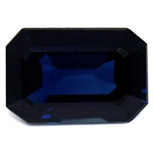 Emerald 0.68 Blue Sapphire - #1079890