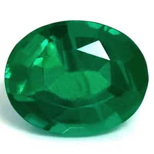 Oval 0.69 Green Emerald - #1080439