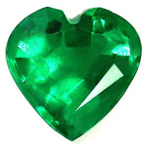Heart 0.70 Green Emerald - #1079333