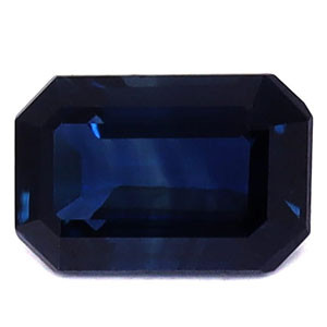 Emerald 0.71 Blue Sapphire - #1079910