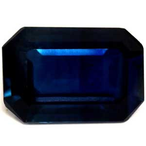 Emerald 0.63 Blue Sapphire - #1079904