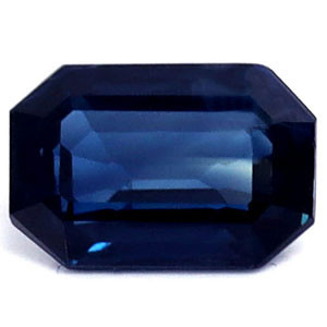 Emerald 0.71 Blue Sapphire - #1079911