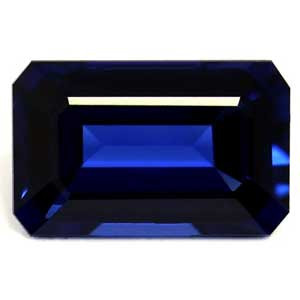 Emerald 0.62 Blue Sapphire - #1081605