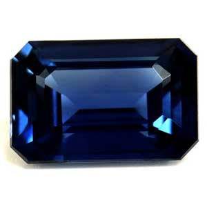 Emerald 0.71 Blue Sapphire - #1081611