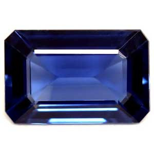 Emerald 0.54 Blue Sapphire - #1081610