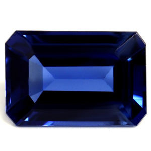 Emerald 0.68 Blue Sapphire - #1081609