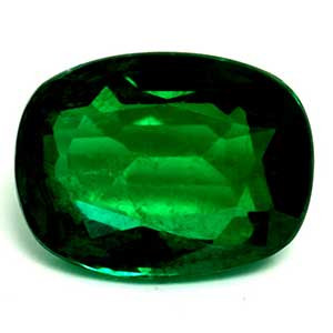 Cushion 3.72 Green Emerald - #1082935
