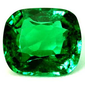 Cushion 0.72 Green Emerald - #1083015