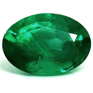 Oval 0.68 Green Emerald - #1082779