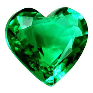 Heart 0.76 Green Emerald - #1082712