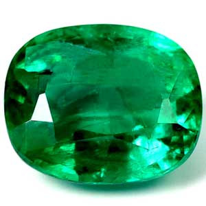 Cushion 1.32 Green Emerald - #1082256