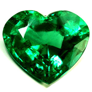Heart 1.50 Green Emerald - #1083145