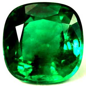 Cushion 3.29 Green Emerald - #1083767