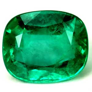 Cushion 3.59 Green Emerald - #1084348