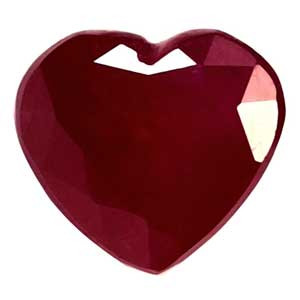 Heart 0.97 Red Ruby - #1084128