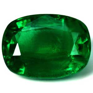 Cushion 2.58 Green Emerald - #1082900