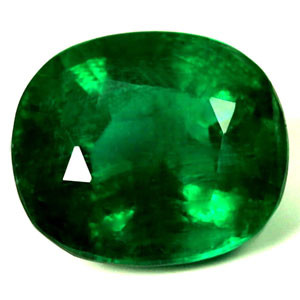 Cushion 1.64 Green Emerald - #1083683