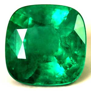 Cushion 3.64 Green Emerald - #1083822