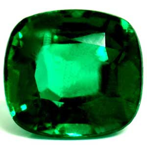 Cushion 2.92 Green Emerald - #1083874