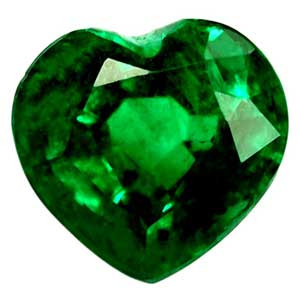 Heart 0.79 Green Emerald - #1084298