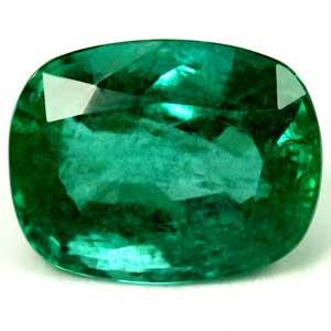Cushion 2.96 Green Emerald - #1084296