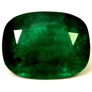 Cushion 3.41 Green Emerald - #1083971
