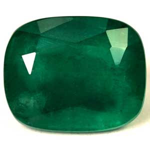 Cushion 3.48 Green Emerald - #1083467