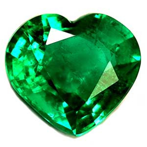 Heart 0.73 Green Emerald - #1083976