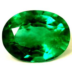 Oval 0.72 Green Emerald - #1083983