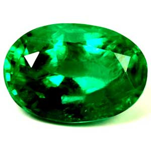 Oval 0.93 Green Emerald - #1083988