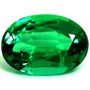 Oval 0.77 Green Emerald - #1083792