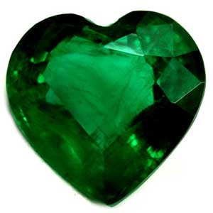 Heart 0.99 Green Emerald - #1084262