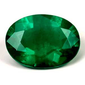 Oval 0.77 Green Emerald - #1084411