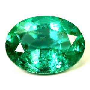Oval 1.02 Green Emerald - #1083892