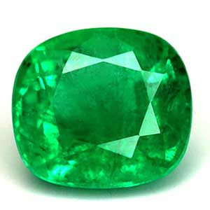 Cushion 0.71 Green Emerald - #1084640