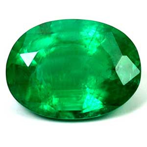 Oval 0.61 Green Emerald - #1084233