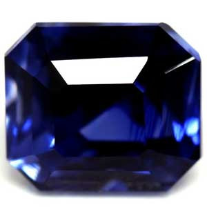 Emerald 0.77 Blue Sapphire - #1085439