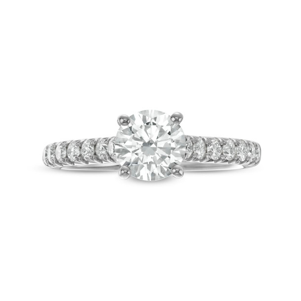 Cathedral Hidden Diamond Engagement Setting by Adorette