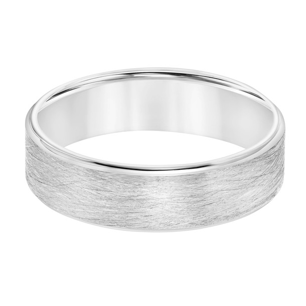 Wire Matte Bevel Edge 6mm Wedding Band